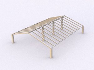 Cubierta en Peraltilla